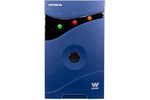 Woxter UPS 800 VA - Sistema de alimentación ininterrumpida SAI (800VA/480 Watts, Autonomía Aprox 8-15 Minutos)