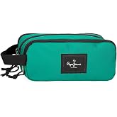 Pepe Jeans Aris Estuche Triple 22x12x5 cms fabricado en Poli&eacute;ster, tama&ntilde;o para mochila y carter&oacute;n, De Joumma Bags