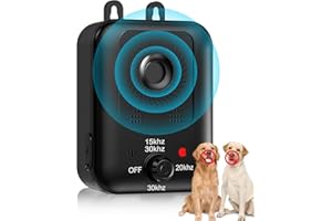 TOPRON Anti Bell Gerät für Hunde, 3 Ebenen Ultraschall Anti Bell Gerät, 33Ft Wiederaufladbares Anti Bell Gerät, 100% Sicher und Effektiv Sicher Hundebellen Stoppen für Outdoor Indoor Verwenden