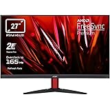 Acer Nitro KG272Sbmiipfx Écran PC Gaming 27" Full HD IPS 144 Hz (165 Hz Overclock), 1920x1080, 21:9, AMD FreeSync, 0.5ms (G2G