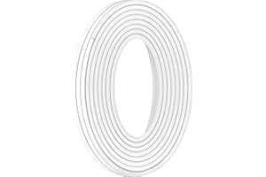 Qrity 3/8" Water Tube, Supply Pipe, 3/8" PE Pipe Hose Tube, Flexible Water Pipe for Refrigerator and Ice Maker, RO Water Systems, 2 Metres