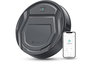 ‎LEFANT Lefant Robot Odkurzający, Super Slim WiFi Robot Odkurzający Kompatybilny ze sterowaniem głosowym Alexa, Robot Odkurzający Samoładujący się Cichy do sprzątania domu/Sierść zwierząt/Włosy/kurz M210P