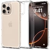 Spigen Apple iPhone 16 Pro Max ile Uyumlu ince Kılıf Ultra Hybrid Sararmaya Dayanıklı DuraClear&trade; Hava Kanalı Teknolojisi&trade; Ask