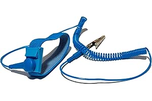 Aventurine Anti-Static Wrist Strap, Adjustable Wrist Strap Band with Grounding Wire, Electrostatic Discharge ESD, Enables You to Ground Yourself While Working on Sensitive Electronics