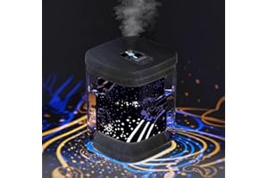 Humidifiers, Beioue 1000ML Humidifier for Bedroom with Night Light, Cool Mist Humidifier Air Humidifier,Humidifiers for Home,Waterless Auto-Off,for Home Baby Bedroom,Yoga,Office-Dark Wood Grain