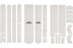 All Mountain Style Protector Cuadro Bicicleta MTB | Protector Adhesivo Cuadro Bici Modelo Total con 25 Protectores | Protege tu Bicicleta de Arañazos y Golpes