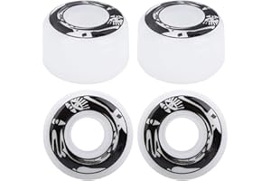 Bnineteenteam Rueda de monopatín, 4 Piezas/Juego de Alta Elasticidad PU Fish Board Ruedas de Skate Rueda de monopatín de Repuesto