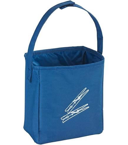 2 Stück Wäscheklammerbeutel Aus PVC - Faltbare Aufbewahrungstaschen Mit Haken