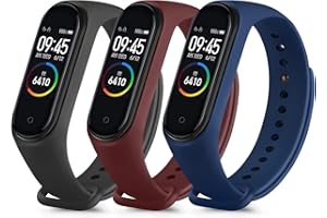 Yisica Correa Para Xiaomi Mi Band 4 Xiaomi Mi Band 3,3Pack Coloridos Recambio Silicona Pulseras de Repuesto para Xiaomi Mi Smart Band 4 Xiaomi Mi Smart Band 3