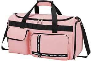 MAXTOP Sac de Voyage Femme Sac fourre-Tout de Weekend Sac de Voyage de Grande capacité avec Compartiment à Chaussures, Sac fourre-Tout de Gym avec séparation sèche et Humide
