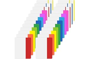 OWLKELA 5.1x4cm 480 Pièces [12 Styles] Onglets Index Collant, Onglets Adhésifs Index Repositionnables, Onglets de Notes Repositionnables pour Documents, Livres, Papier, Cahiers