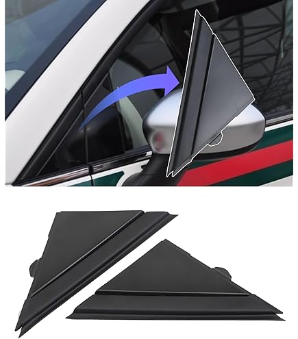 Türspiegel Abdeckung Für Fiat 500 2010-2024 - Dreiecksplatte Außenspiegel Zierleiste
