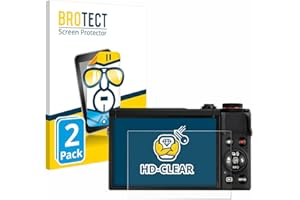 BROTECT (2 Stück Schutzfolie für Canon PowerShot G7 X Mark III Displayschutz Folie Ultra-Klar