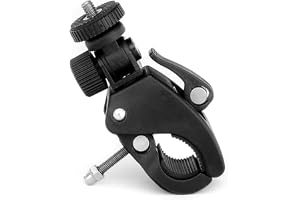 GRIFITI Nootle Quick Release Pipe Clamp for Cameras, Tripods, Music Stands, Microphone Stands, Pipes/Bars (Up to 1.5 Inches), Motorcycles, Bikes
