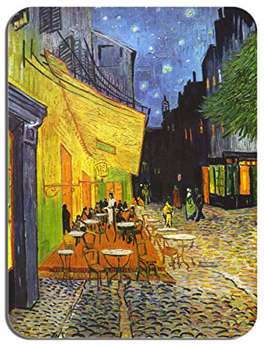 Preisvergleich Produktbild Vincent Van Gogh Cafe bei Nacht Mauspad. Kunstdruck Mauspad