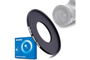 BEIZMEI 43mm a 77mm anello adattatore per filtro da fotocamera,Compatibile con tutte 43mm le Obiettivo a 77mm UV,ND,CPL filtro.43mm lens to 77mm Filtro Ring