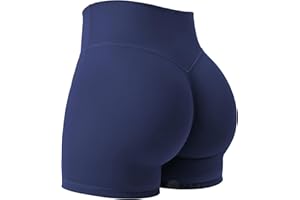 ZAAYO Short de sport pour femme - Effet d'entraînement 4,5 - Sans coutures - Scrunch Butt Lifting - Short de motard