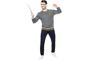 Funidelia | Gryffindor Sweatshirt - Harry Potter for men and women The best geek merchandise and gifts for true fans at Christmas, birthdays or any special occasion - Grey/Silver