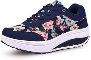 QZBAOSHU Donne Sneaker Dimagrante Scarpe Donna Passeggio Scarpe Ginnastica Fitness Cunei Piattaforma Scarpe