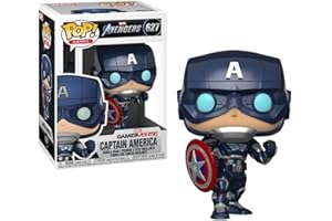 Funko POP! Marvel: Marvel Avengers Game-Capt Captain America - (Stark Tech Suit) - Collectable Vinyl Figure - Gift Idea - Official Merchandise - Toys for Kids & Adults - Video Games Fans