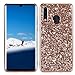 Produktbild Nadoli Glitzer Hülle für Huawei P30 Lite Roségold Weich Silikon Glänzend Funkeln Bling Galvanisierrahmen Ultradünne Stoßfest Rückseite Schutz Tasche Handyhülle Schutzhülle Etui,Roségold