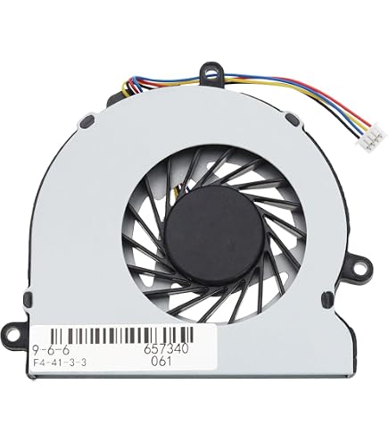 Ventola CPU Con Dissipatore Per HP 15-EF Series 15-ef1072nr &ndash; Ricambio Originale Testato, 4 Pin, Nero