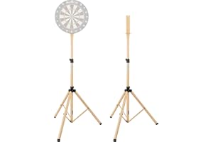 Pronomic DA-45S stojak na tarczę do darta – uchwyt na tarczę do darta – stojak ze stali – bezstopniowa regulacja wysokości