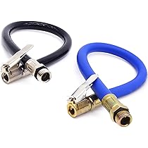 Asudaro Auto-inflator slang 20 cm autobanden luchtvulslang luchtpomp-verlengbuis Tire compressor slang reserveslang voor het oppompen van autobanden