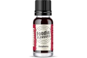 Foodie Flavours Natural Raspberry Flavouring, High Strength - 15ml