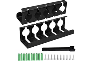 GEBRAZY Biurko z kanałem kablowym (zestaw 2 szt.), kanały kablowe do zarządzania kablami, na biurko, z akcesoriami do domu, biura, czarne