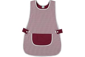 Siry Work Grembiule Scuola Infanzia, Cucina Donna, Taglia Unica, Regolabile in Vita con Due Bottoni che lo Rendono Facile da Indossare, Made in Italy, Art. Dalia