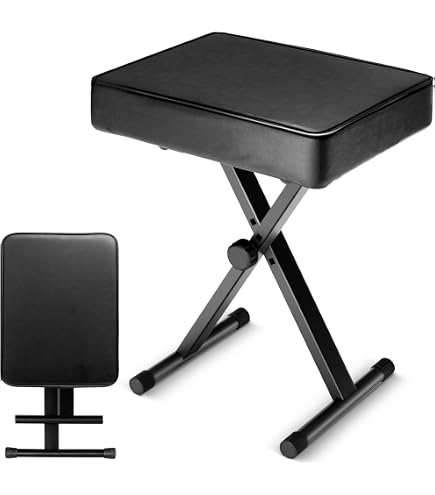 Yamaha BB1 Padded Bench for the Yamaha P65 and DGX520; Black