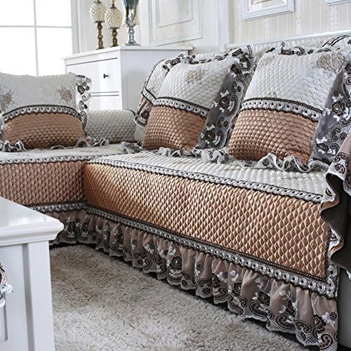 Sofa cushions, four seasons anti-slip cushion,simple modern all-pack universal combination seat cushion sofa cover-M 90x120cm(35x47inch)