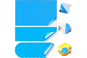 SUNSHINE SMILE Poolreparatur Selbstklebend Unterwasser Reparatur Pool Flicken,24 Stück,PVC Pool Reparaturset,Selbstklebende Reparaturflicken Pool für Schwimmbecken,PVC Reparaturset Pool Flicken