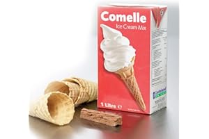FUNTASY GIFTS Comelle Ice Cream Mix 1L - Irish Soft Whippy Ice Cream Van Favourite - Classic Creamy Taste