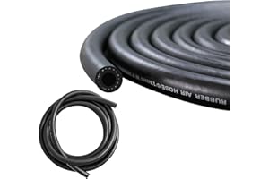 Uxney Diameter 6 mm Petrol Hose, 3 m Fuel Hose, Fuel Line, Hydraulic Hose, Rubber Hose, Diesel Hose for Car, Truck, Tractor, Small Engine