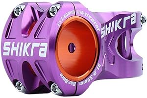 U/N SHIKRA 6061 Aluminum Alloy 0° 31.8 * 50MM XC/AM MTB Road Bike Handlebar Stem Ultralight