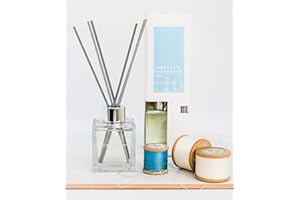 JAMES & CO FRAGRANCE James & Co No.10 Cotton (Cotton & Linen) 100ml Home Fragrance Reed Diffuser Set