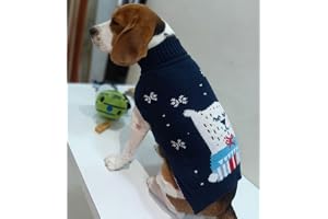 Lulala Winter Dog Sweater for Small Dogs and Cats Warm Knitted Pet Jumper Outfit Soft Woolen Coat for Shih Tzu, Chihuahua, Pomeranian
