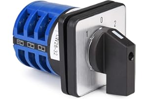 APIELE Conmutador 32 A 3 posiciones 12 terminales 690 V selector de levas giratorias universal