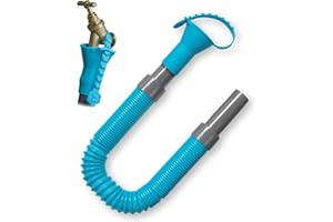 Accesorios para caravanas Colapz - Manguera de llenado Plegable de Acuario de Agua Dulce - Manguera de Maletero Extensible de 1 m con Bolsa para llenar su Recipiente de Agua Potable