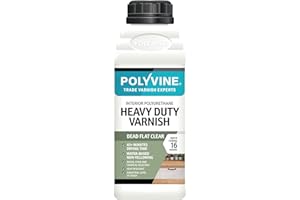 Polyvine Heavy Duty Varnish Dead Flat 500ml