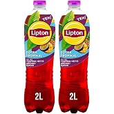 Lipton Ice Tea Tropical Fruit Flavored Cold Tea, Pet, 2 Liter 2 pack