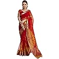 Satrani Women's Jacquard Border Organza Saree