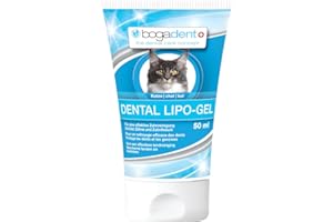 BOGAR Bogadent Dental Lipo Gel Dental, Gel Dental, Accesorio para Gatos, Limpieza Dental y respiratoria para Gatos, Cuidado Dental para Gatos, protección de encías, 50 ml