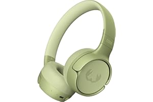 Fresh 'n Rebel Code Fuse, Bluetooth-Kopfhörer on-Ear, kabellos, 30 Stunden Spielzeit, mit Mikrofon und Sprachassistent, Lautstärkeregler und Wiedergabe/Pause-Tasten, faltbar (Wild Green)