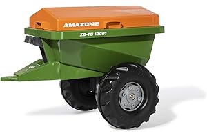 Rolly Toys rollyStreumax e Rimorchio spargitore per trattore a pedale (da 3 a 10 anni, ABN. copertura, pozzo spargento) 125104