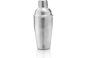 Bredemeijer Leopold Vienna Shaker da Cocktail da 500 ml, Inossidabile 304, Grigio Acciaio, 88x88x208mm