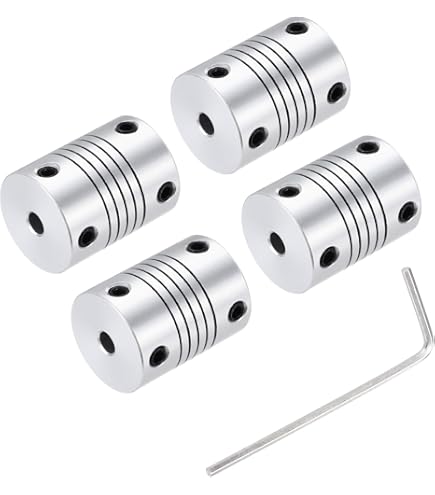 Uxcell 8mm To 10mm Shaft Coupling 30mm Length 25mm Diameter Motor