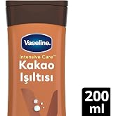 Vaseline V&uuml;cut Losyonu Kakao Işıltısı Parlaklığını Kaybetmiş ve Kuru Ciltler İ&ccedil;in 200 ml